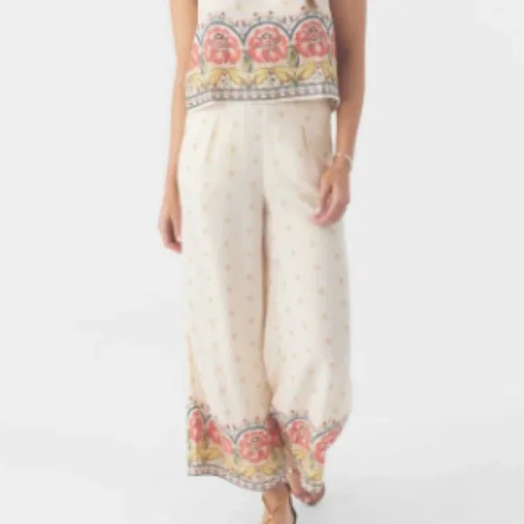 O'NEILL LACEY BORDER PRINT PANTS NWT - Picture 3 of 9